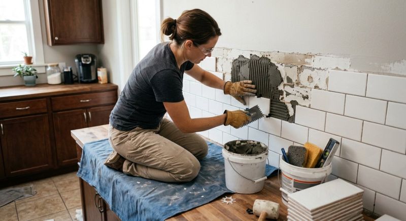 Tile Floor Repair